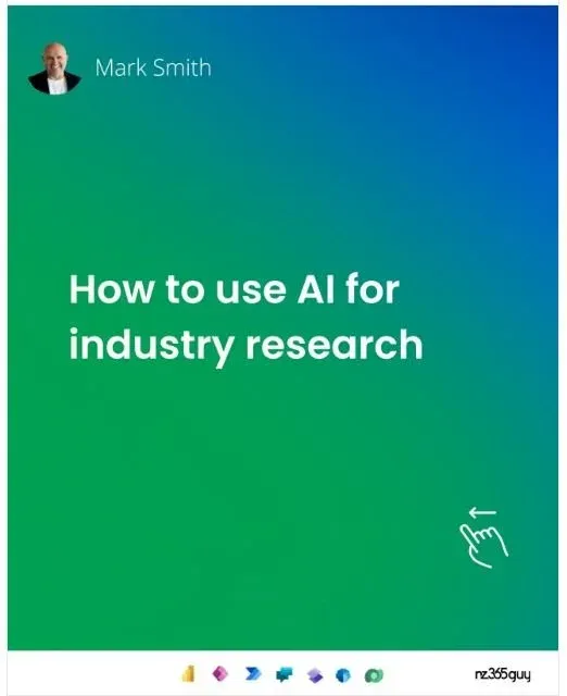 How to use AI for industry research