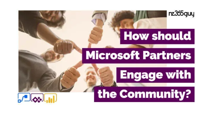 How Should Microsoft Partners Engage with the Community?