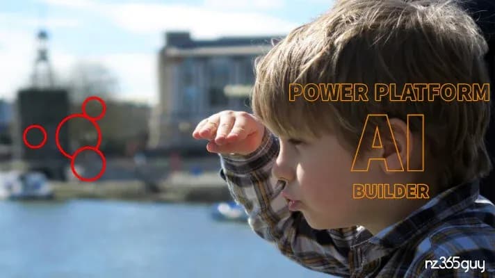 Learning the Power Platform – AI Builder
