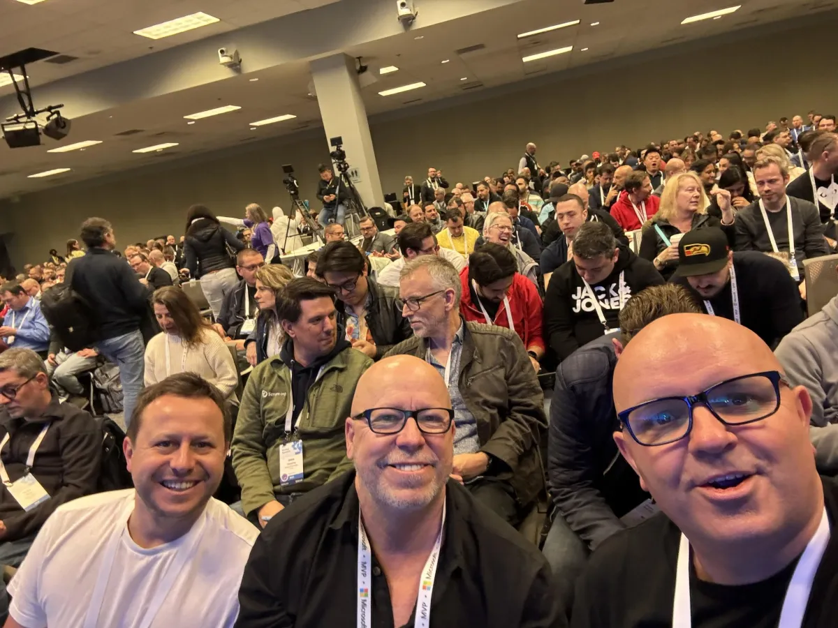 Business professionals networking at a MVP Summit