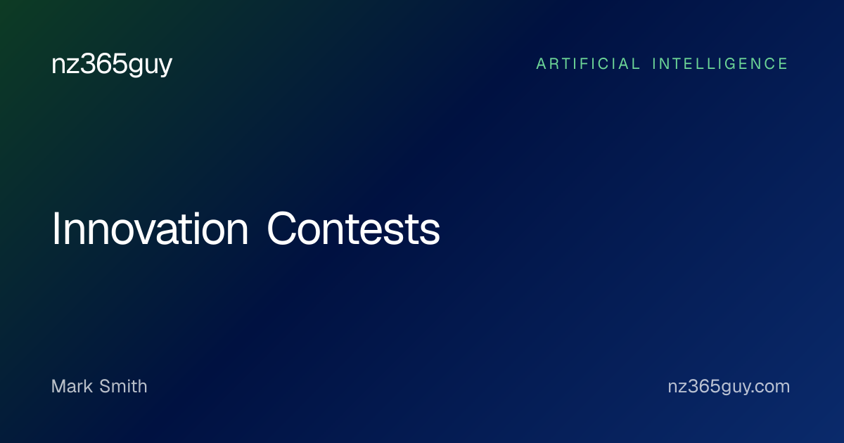 Innovation Contests — nz365guy